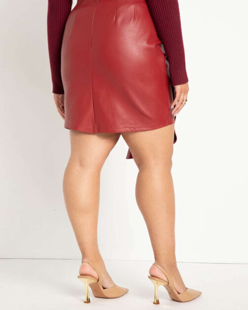 Size 14 leather mini skirt best sale